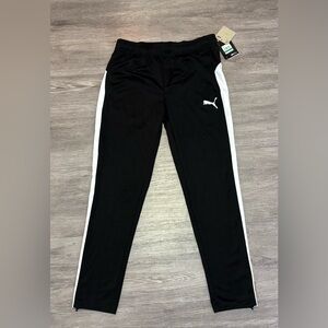 NWT Puma Men’s Active Tricot Track Pants - Black - Size Large